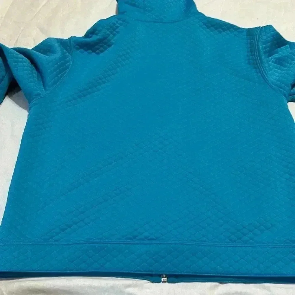 Nike Blue Dri Fit hoodie front zip jacket XL